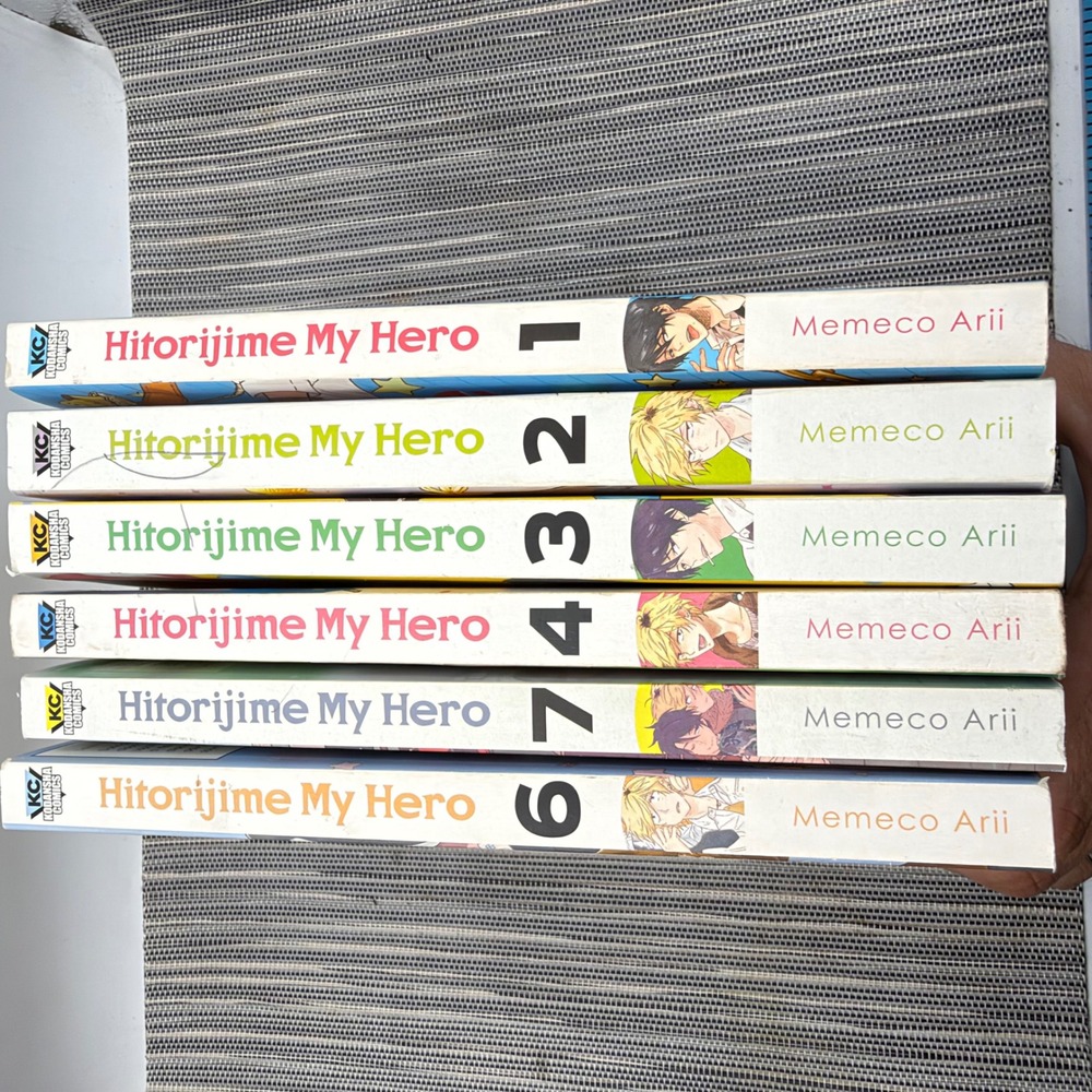 Hitorijime My Hero Manga English Lot Vol 1 2 3 4 6 7 Memeco Arii Kodansha BL